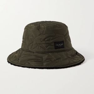 NWT Rag & Bone Addison Reversible Bucket Hat RAG & BONE Addison reversible quilted shell and faux  main image 4